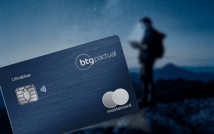 BTG Pactual anuncia o Ultrablue, novo cartão  Mastercard Black, com oferta de lançamento