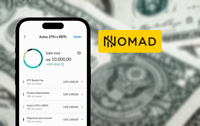 Nomad agora oferece investimentos de renda fixa em dólar aos seus clientes