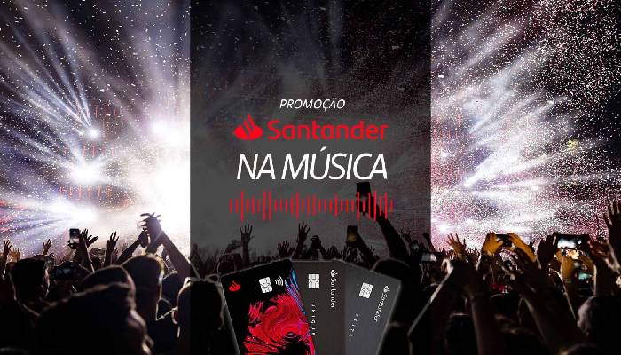 Santander na Música: concorra a experiências completas em shows internacionais com tudo pago!