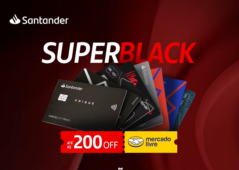 SuperBlack Santander no Mercado Livre: conheça essa promoção