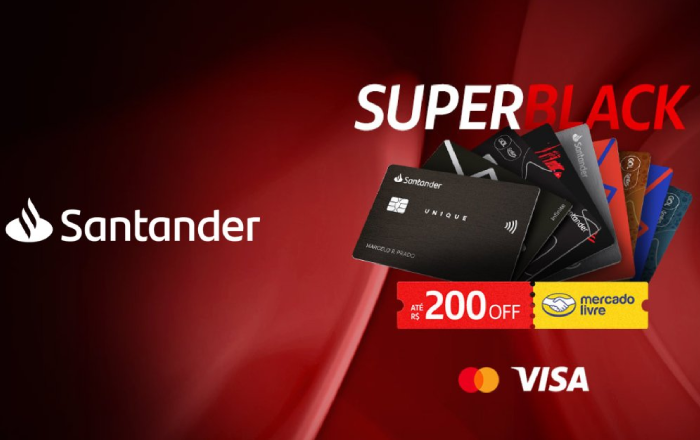 SuperBlack Santander no Mercado Livre: aproveite cupons de desconto e parcelamento exclusivo!