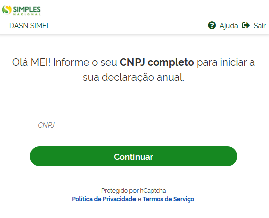 declaração anual de mei - portal do empreendedor - dasn-sismei