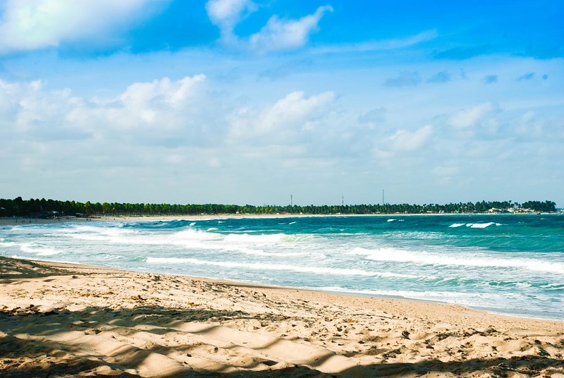 Praia de Maracaípe em Porto de Galinhas, Pernambuco.